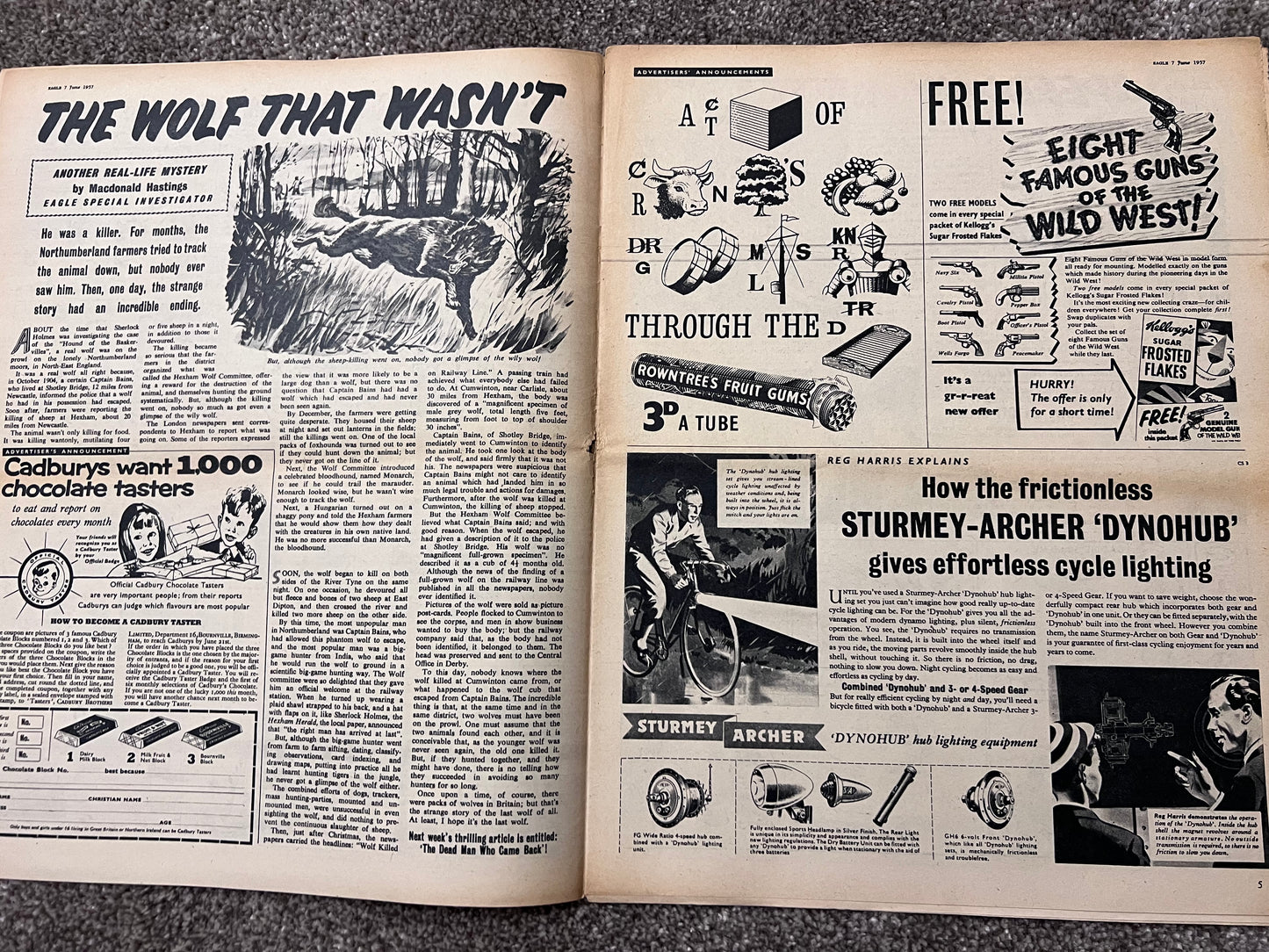 Eagle Comic Magazine 7th June 1957