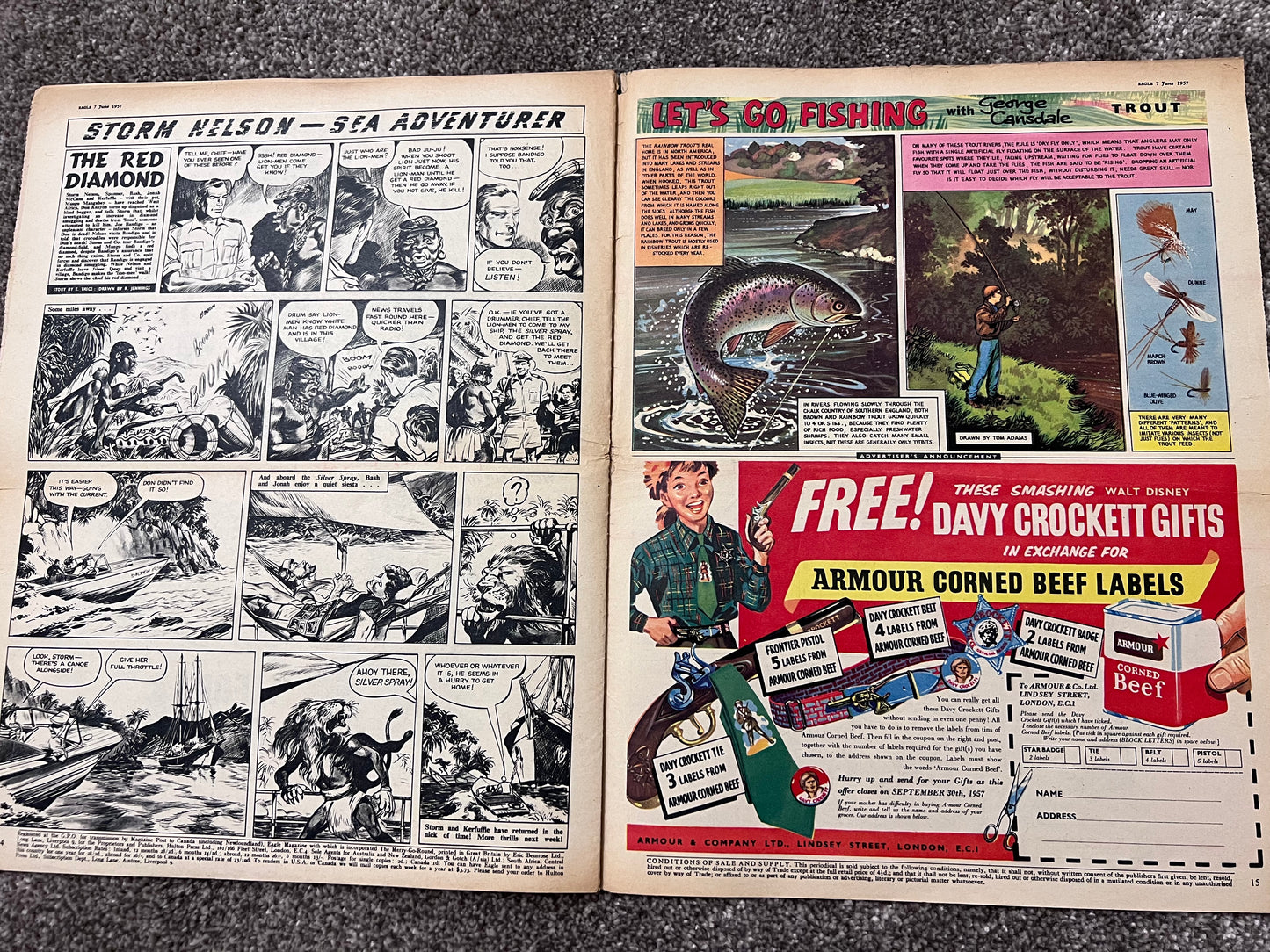 Eagle Comic Magazine 7th June 1957