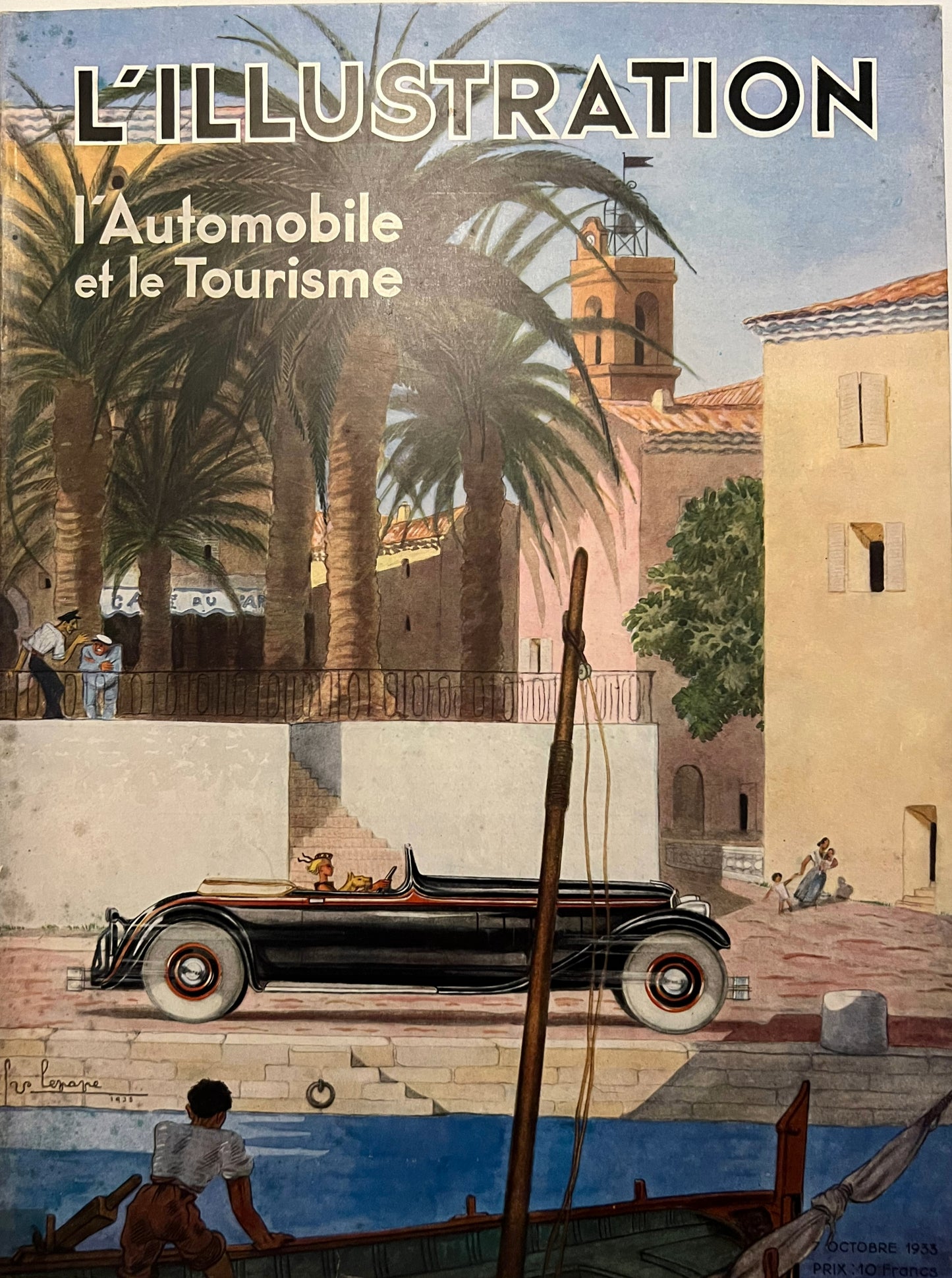 L'Illustration Magazine L'AUTOMOBILE et le TOURISME - 7th October 1933