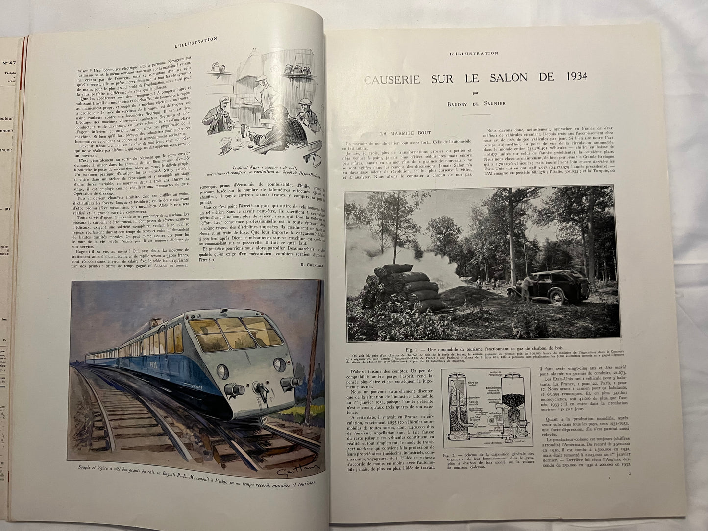 L'Illustration Magazine L'AUTOMOBILE et le TOURISME - 6th October 1934