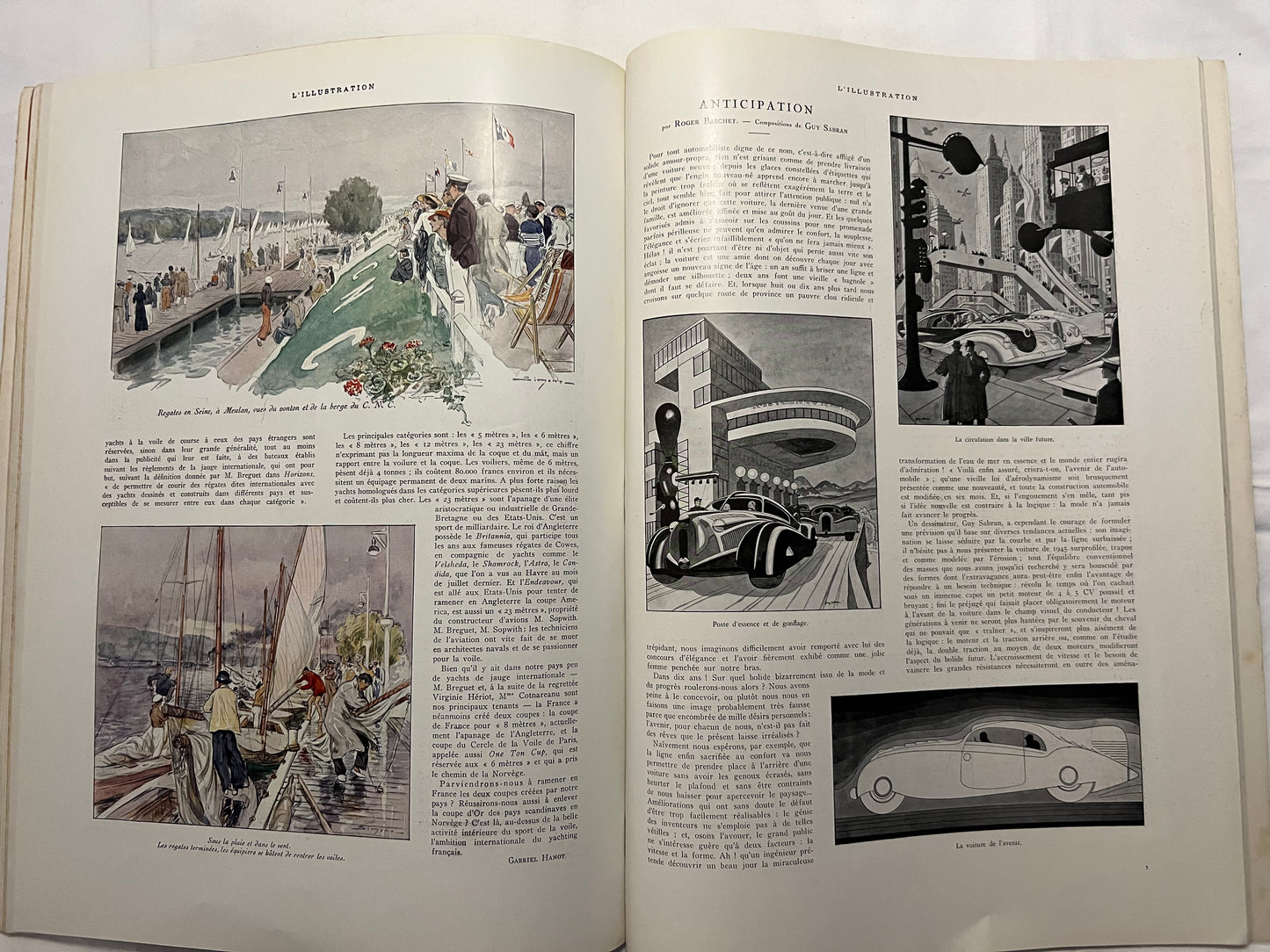 L'Illustration Magazine L'AUTOMOBILE et le TOURISME - 6th October 1934