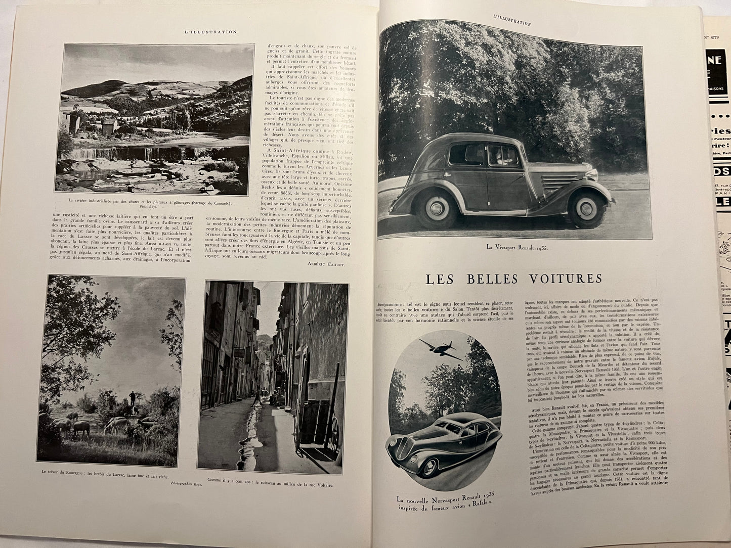 L'Illustration Magazine L'AUTOMOBILE et le TOURISME - 6th October 1934