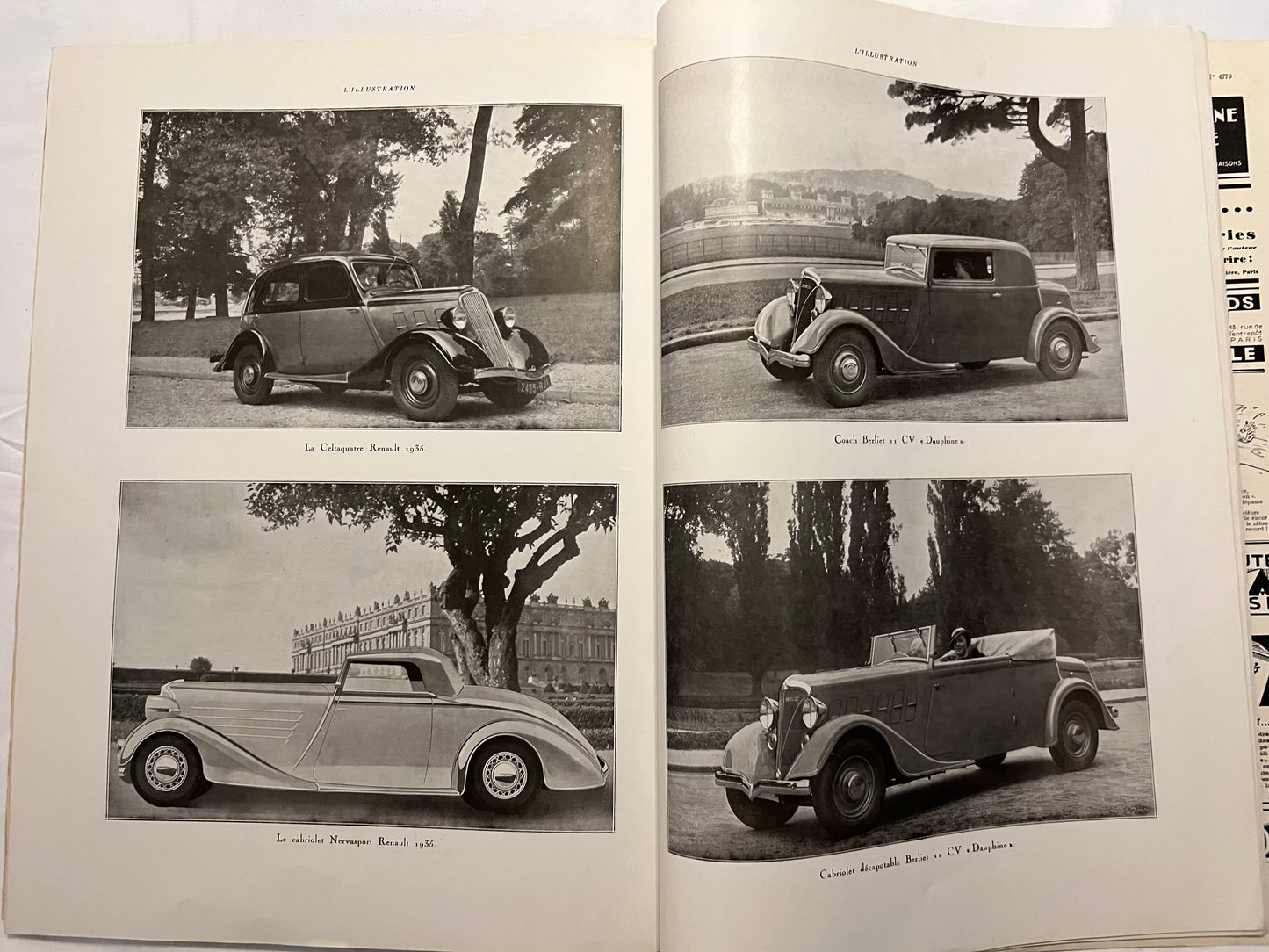 L'Illustration Magazine L'AUTOMOBILE et le TOURISME - 6th October 1934