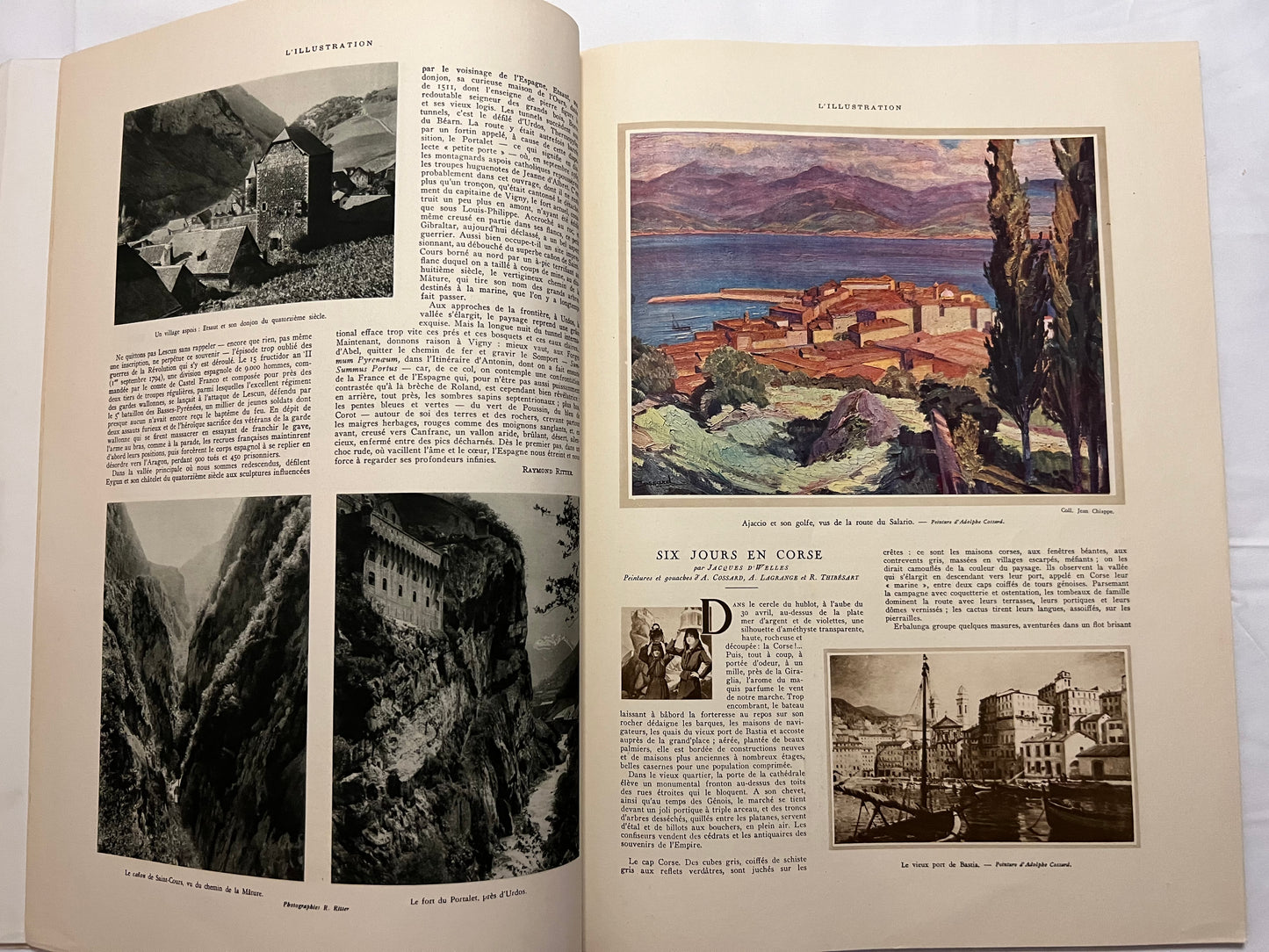 L'Illustration Magazine L'AUTOMOBILE et le TOURISME - 4th October 1930