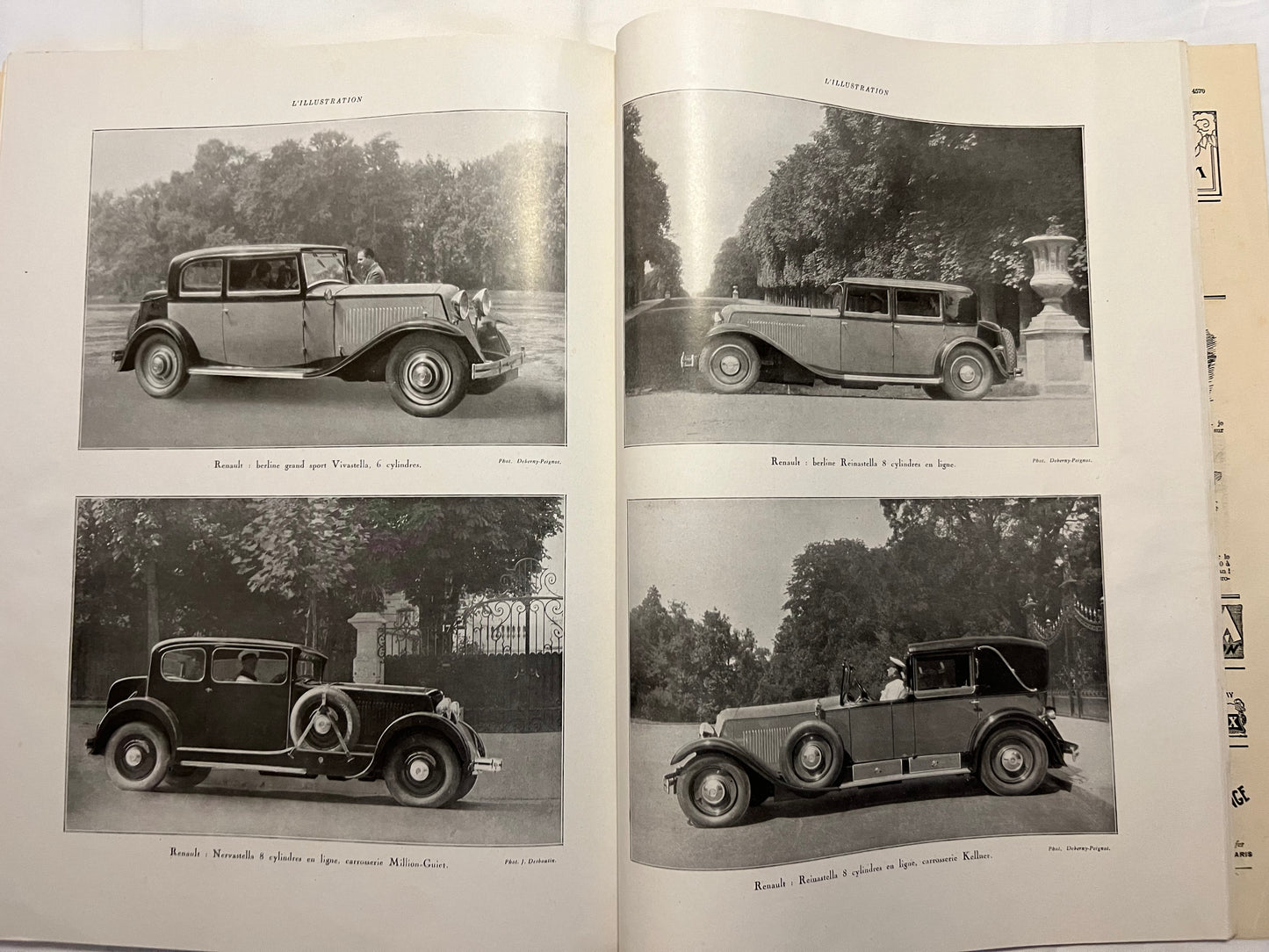 L'Illustration Magazine L'AUTOMOBILE et le TOURISME - 4th October 1930