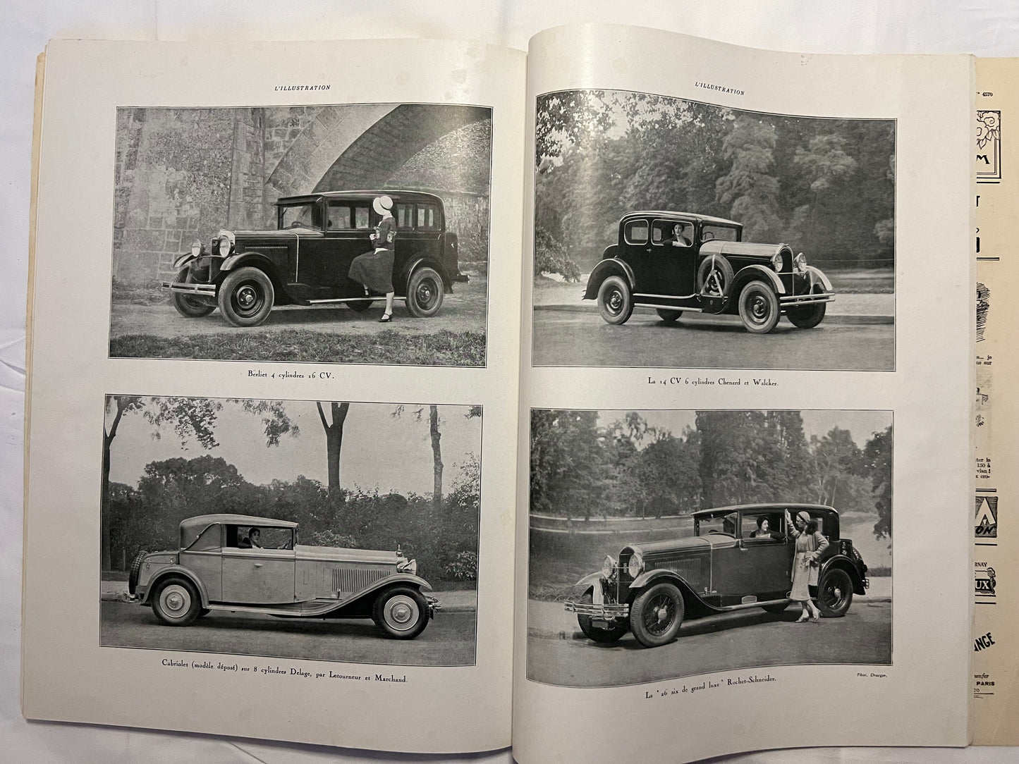 L'Illustration Magazine L'AUTOMOBILE et le TOURISME - 4th October 1930