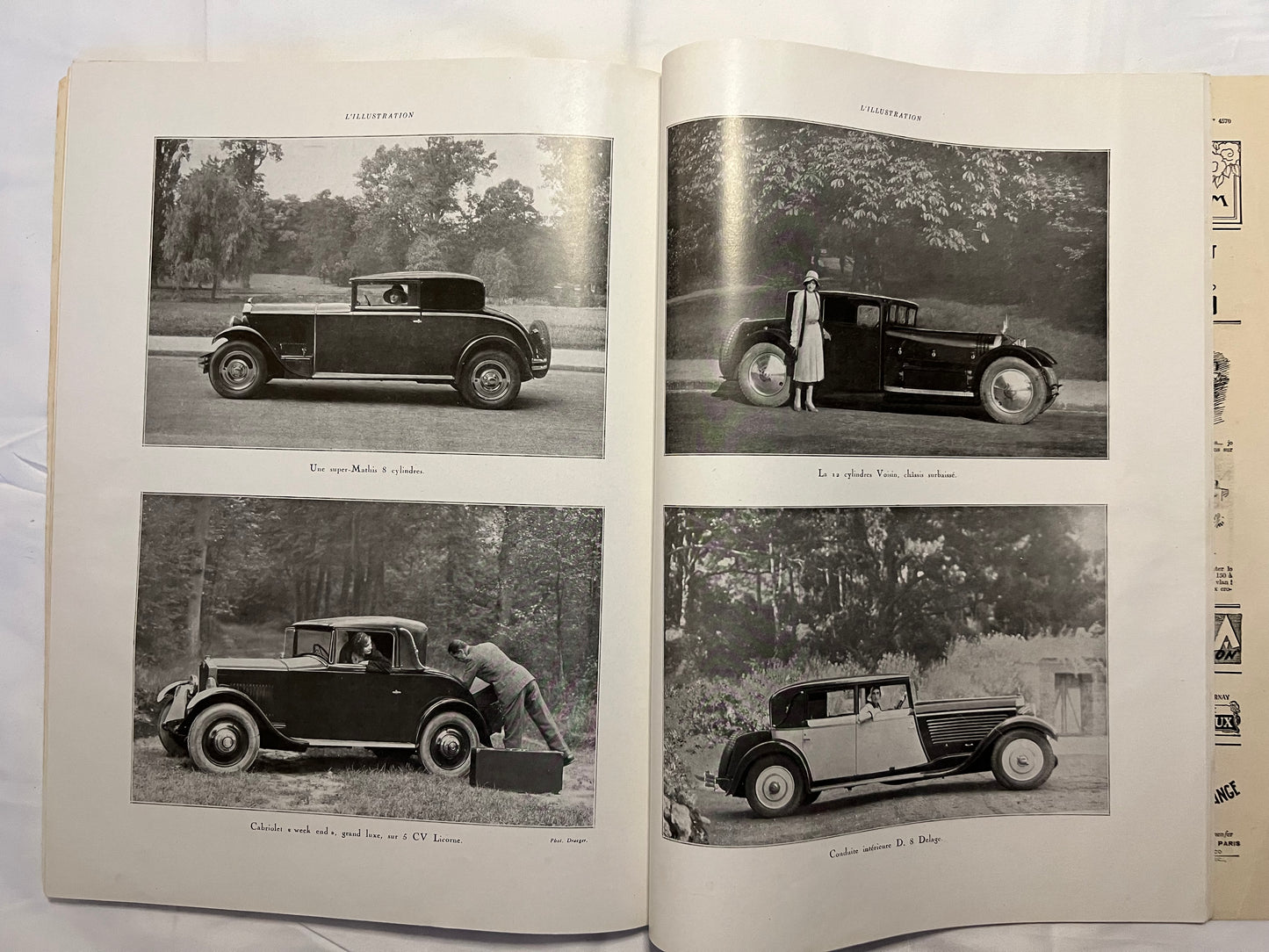 L'Illustration Magazine L'AUTOMOBILE et le TOURISME - 4th October 1930