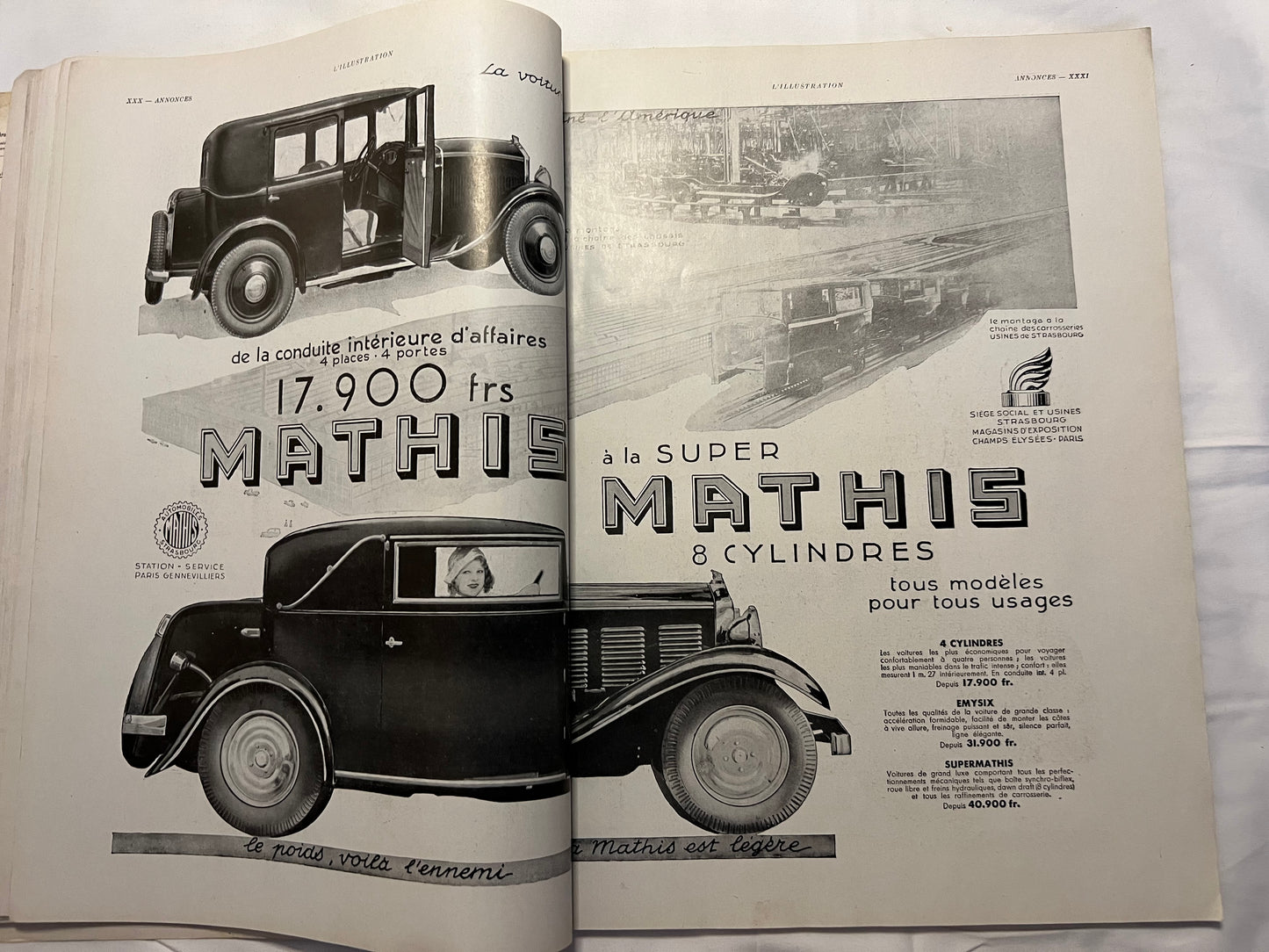 L'Illustration Magazine L'AUTOMOBILE et le TOURISME - 3rd October 1931