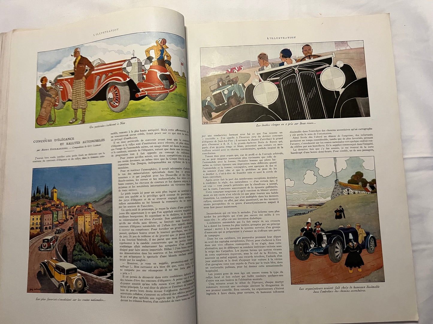 L'Illustration Magazine L'AUTOMOBILE et le TOURISME - 3rd October 1931