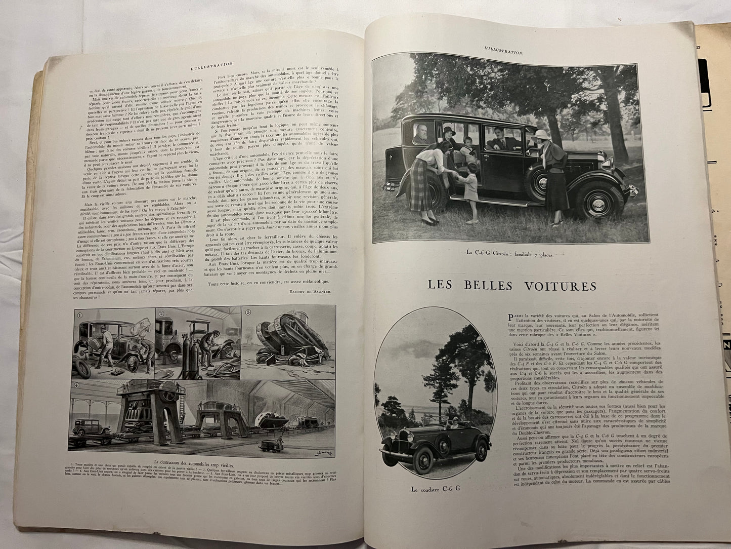 L'Illustration Magazine L'AUTOMOBILE et le TOURISME - 3rd October 1931