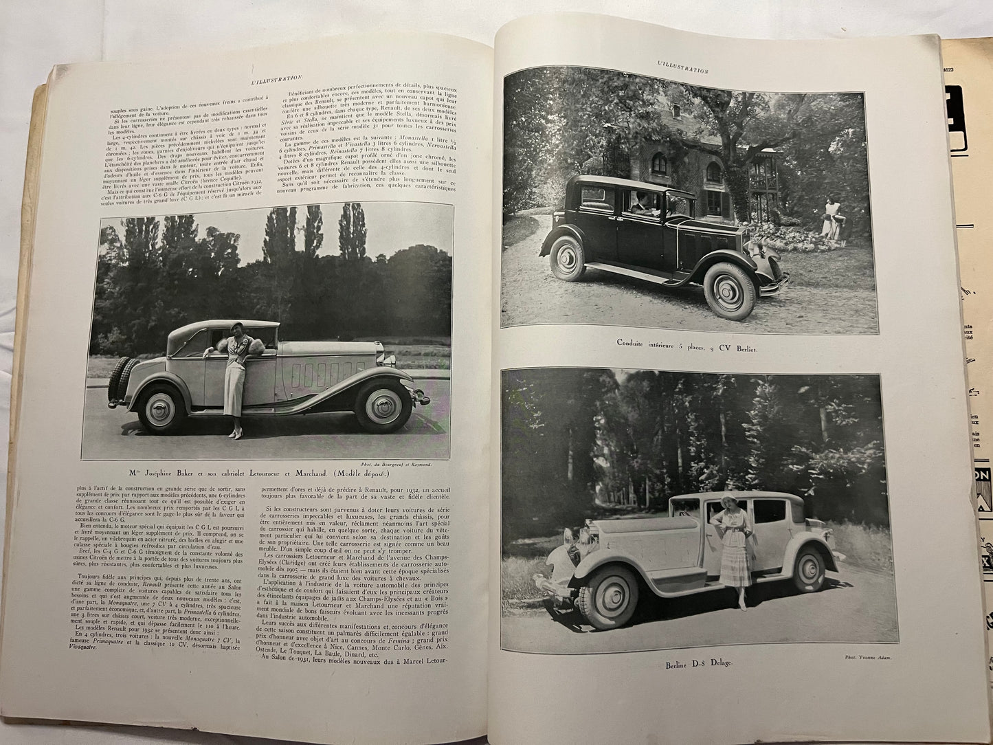 L'Illustration Magazine L'AUTOMOBILE et le TOURISME - 3rd October 1931