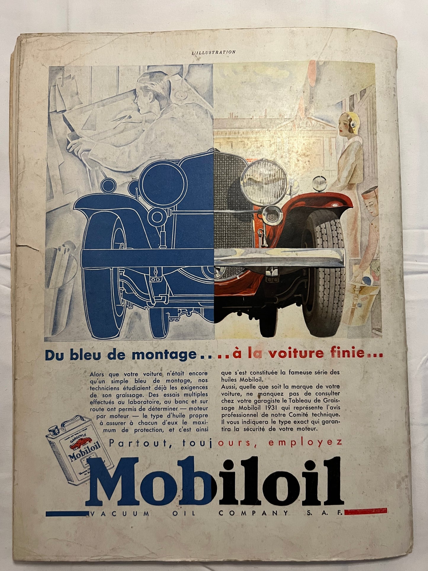 L'Illustration Magazine L'AUTOMOBILE et le TOURISME - 3rd October 1931