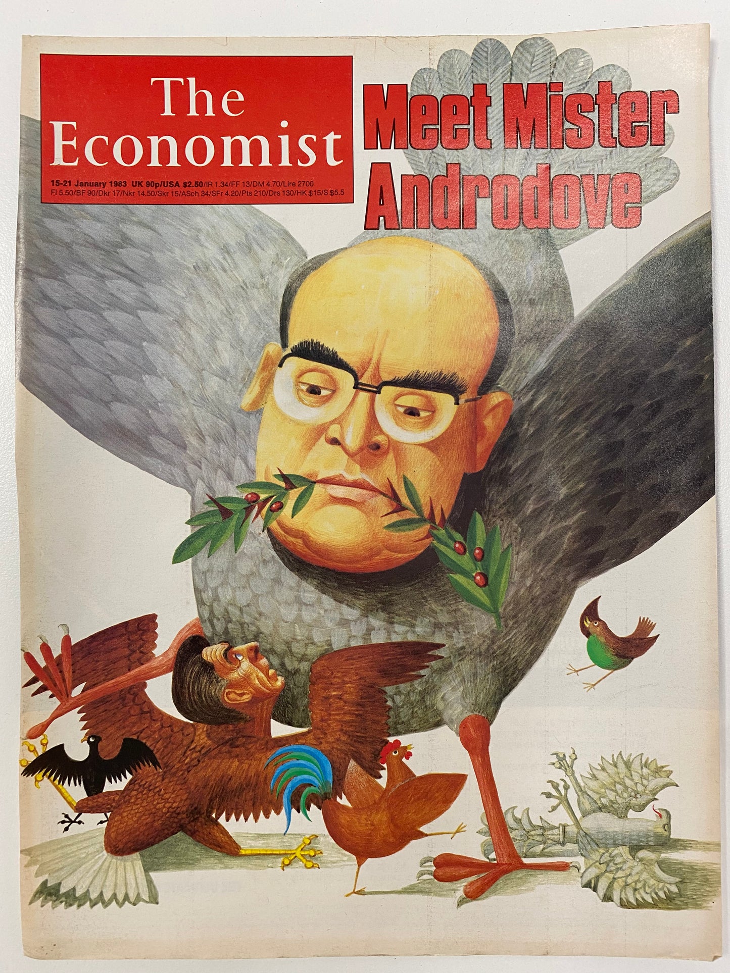 The Economist (Cover Only) "Meet Mister Androdove" 15th January 1983