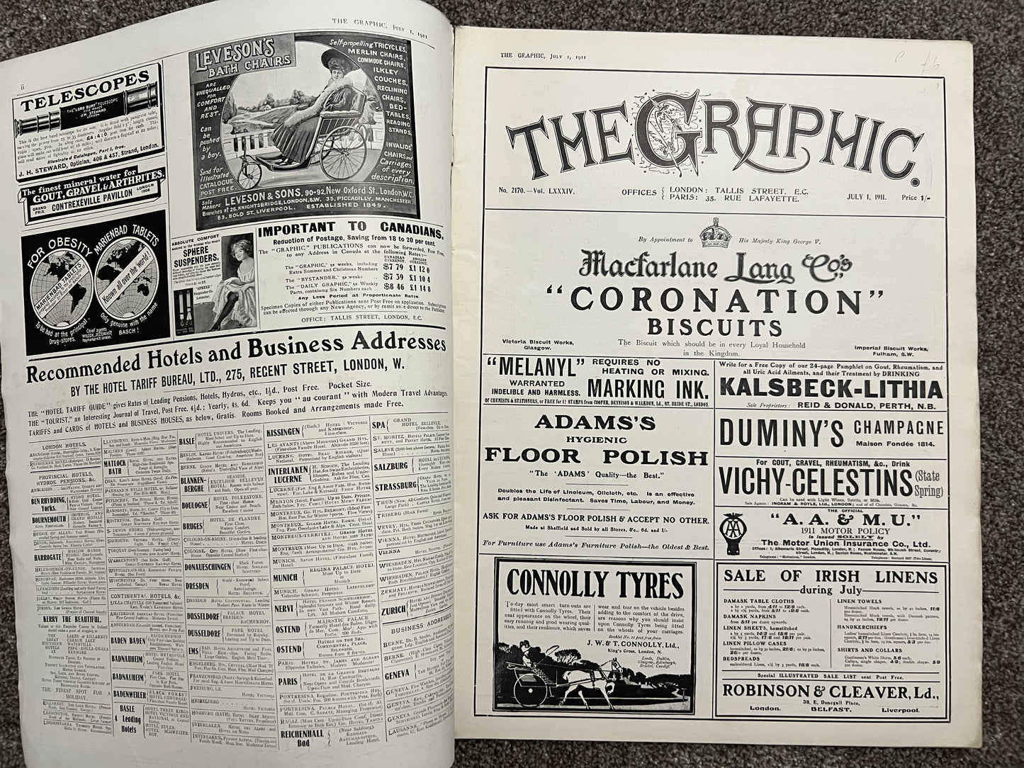 The Graphic Magazine (Special Naval Number) July 1st 1911 No.2170