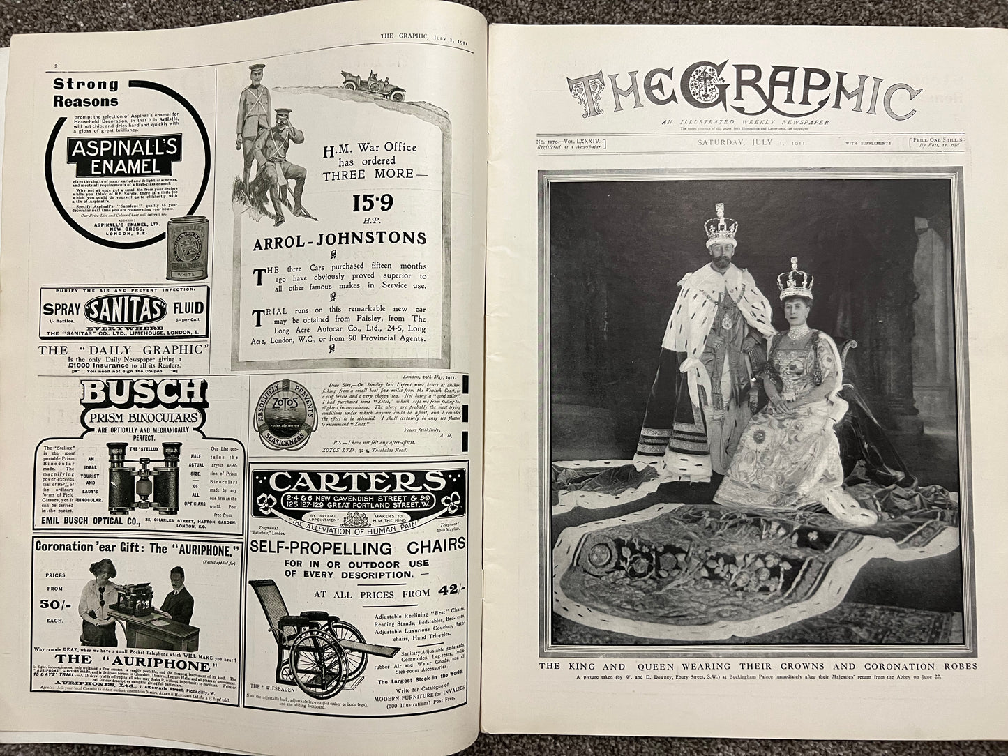 The Graphic Magazine (Special Naval Number) July 1st 1911 No.2170