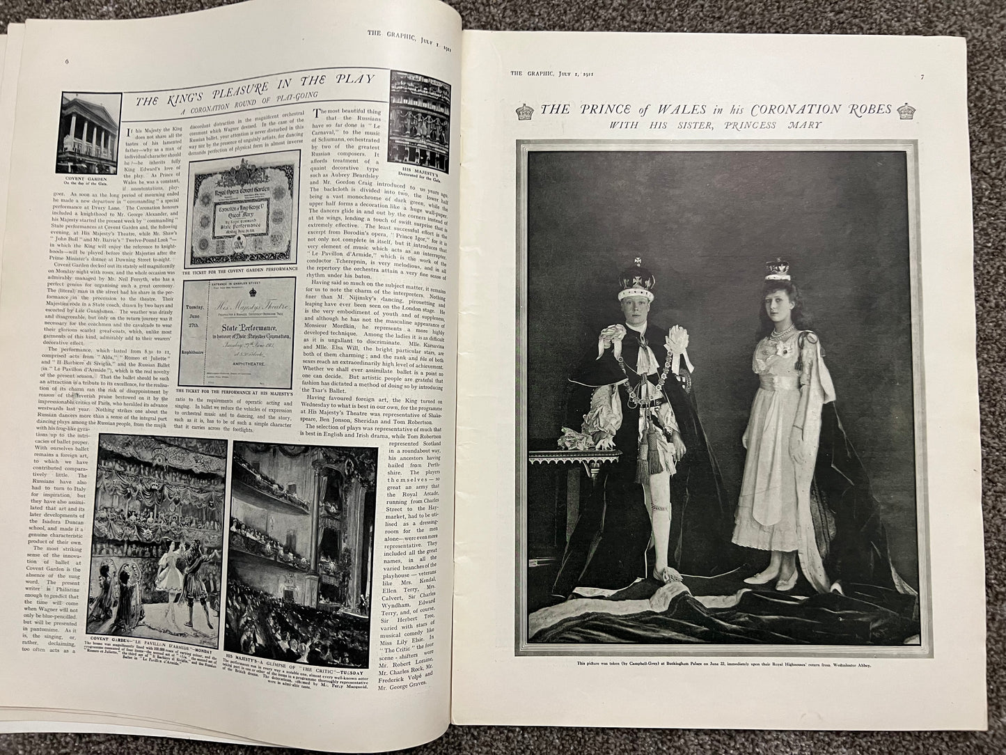 The Graphic Magazine (Special Naval Number) July 1st 1911 No.2170