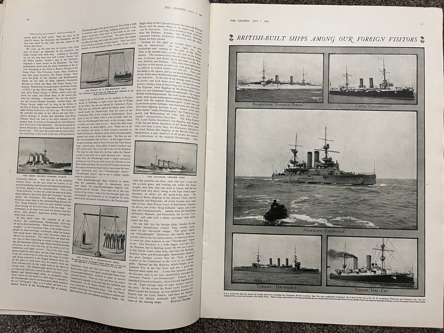 The Graphic Magazine (Special Naval Number) July 1st 1911 No.2170