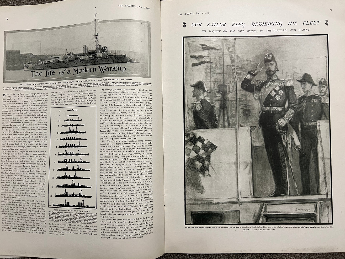 The Graphic Magazine (Special Naval Number) July 1st 1911 No.2170