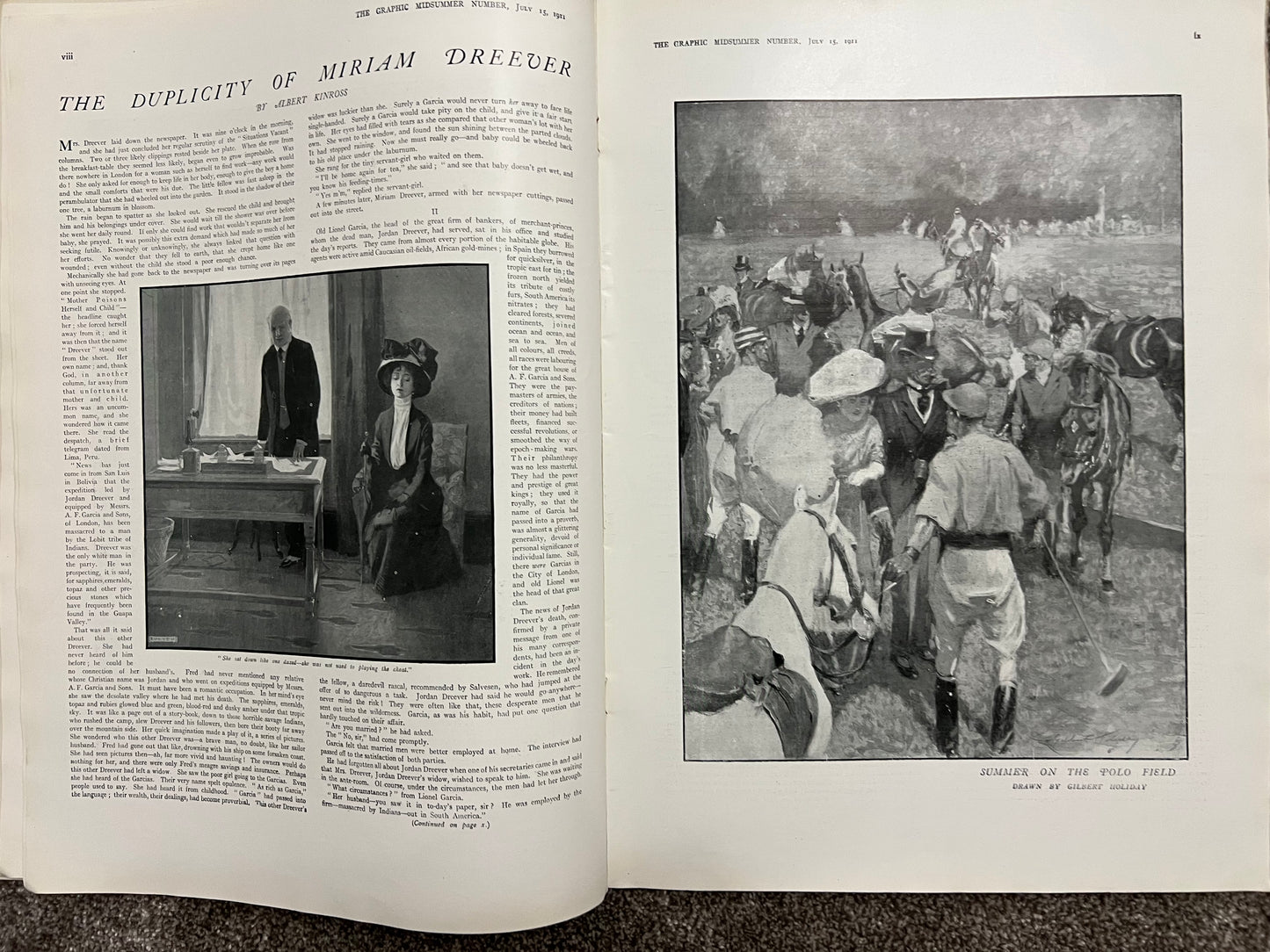 The Graphic Magazine (Summer Number) July 15th 1911 No.2172