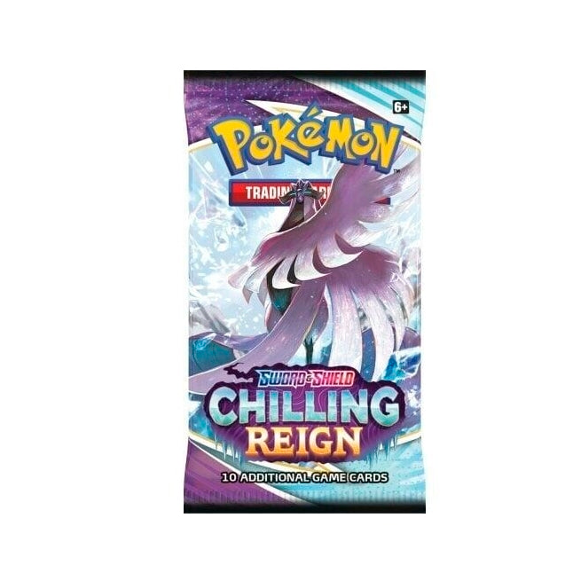 Pokémon TCG: Sword & Shield Chilling Reign Single Booster Pack (10 Cards)