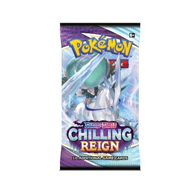 Pokémon TCG: Sword & Shield Chilling Reign Single Booster Pack (10 Cards)