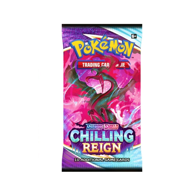 Pokémon TCG: Sword & Shield Chilling Reign Single Booster Pack (10 Cards)