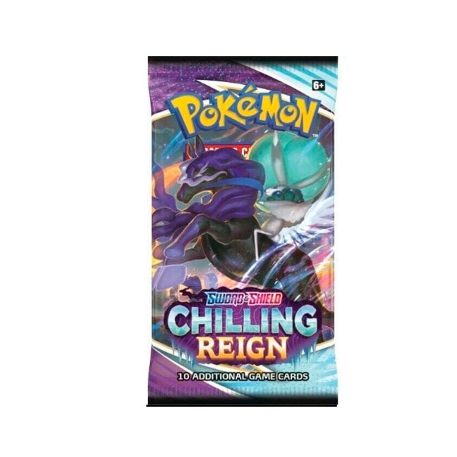 Pokémon TCG: Sword & Shield Chilling Reign Single Booster Pack (10 Cards)