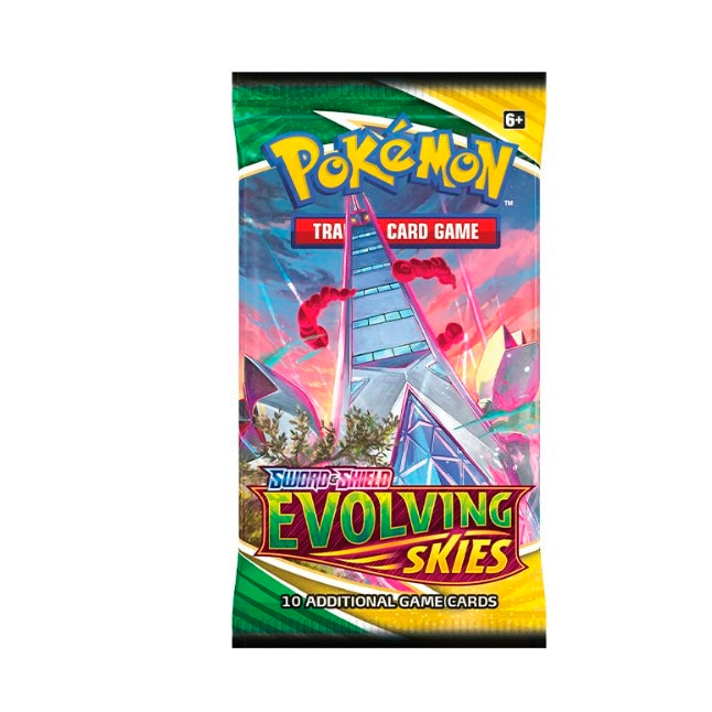 Pokémon TCG: Sword & Shield Evolving Skies Single Booster Pack (10 Cards)