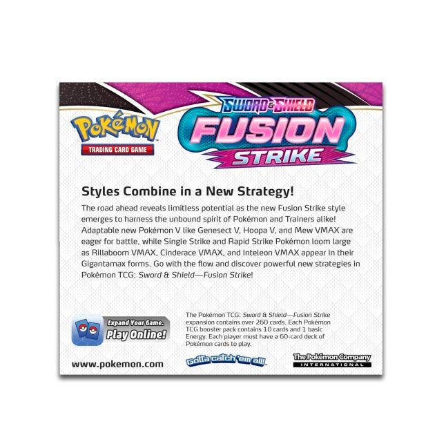 Pokémon TCG: Sword & Shield Fusion Strike Booster Box (x36 Packs)