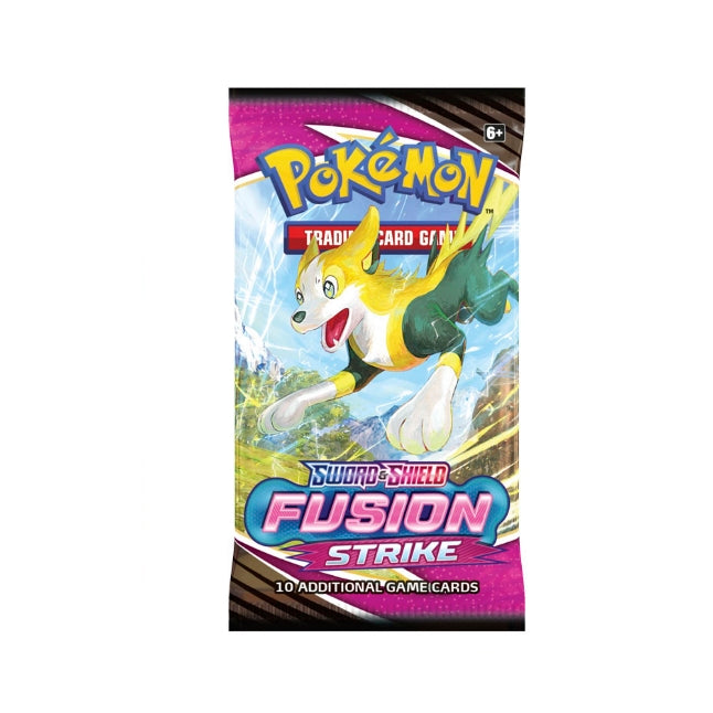 Pokémon TCG: Sword & Shield Fusion Strike Single Booster Pack (10 Cards)