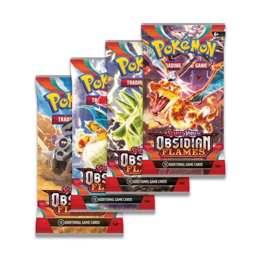 Pokémon TCG: Scarlet & Violet Obsidian Flames Single Booster Pack (10 Cards)