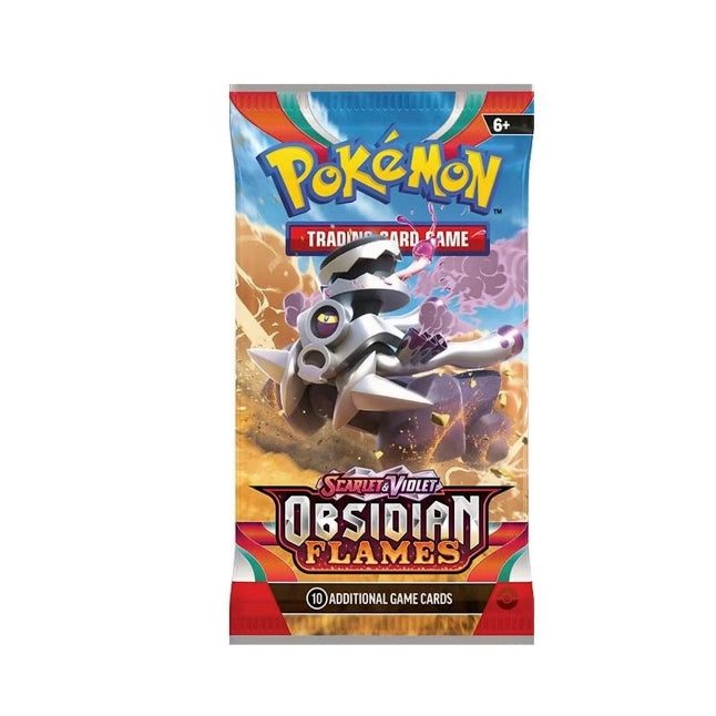 Pokémon TCG: Scarlet & Violet Obsidian Flames Single Booster Pack (10 Cards)