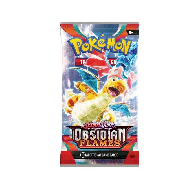 Pokémon TCG: Scarlet & Violet Obsidian Flames Single Booster Pack (10 Cards)