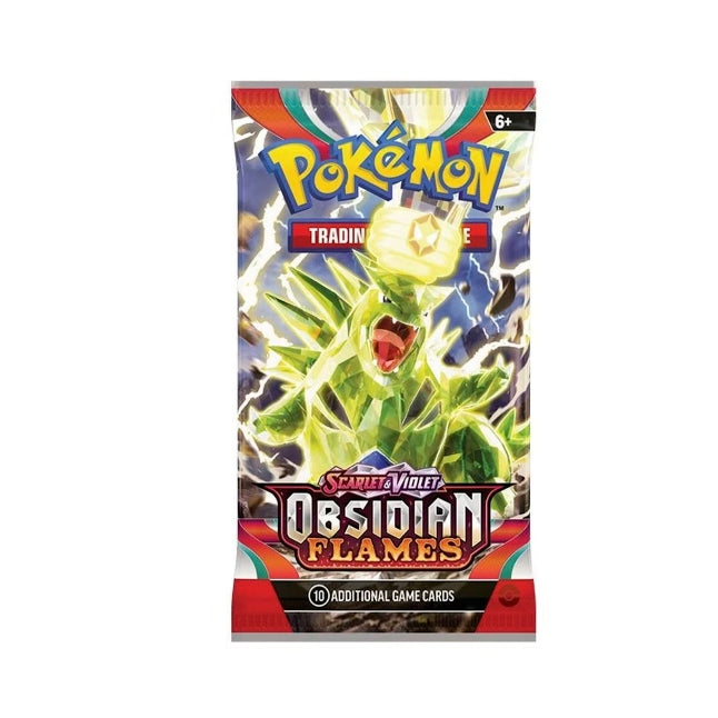 Pokémon TCG: Scarlet & Violet Obsidian Flames Single Booster Pack (10 Cards)