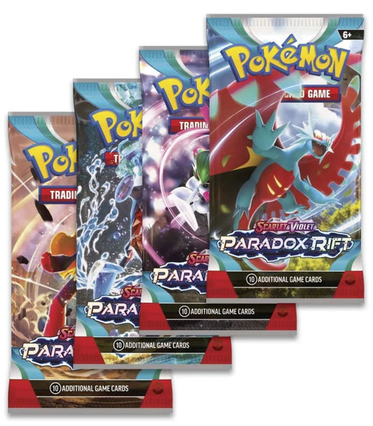 Pokémon TCG: Scarlet & Violet Paradox Rift Single Booster Pack (10 Cards)